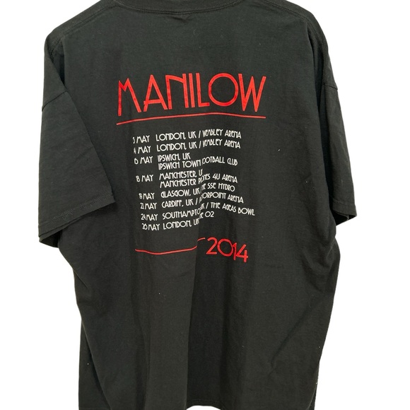Barry Manilow 2014 Tour Graphic T-Shirt Size XXL - Picture 2 of 3
